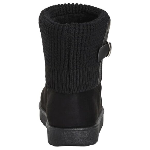 Avenue Helena Hug Winter Women's Boot Wide Fit Size 7W/38 EUR BLACK - Picture 3 of 5